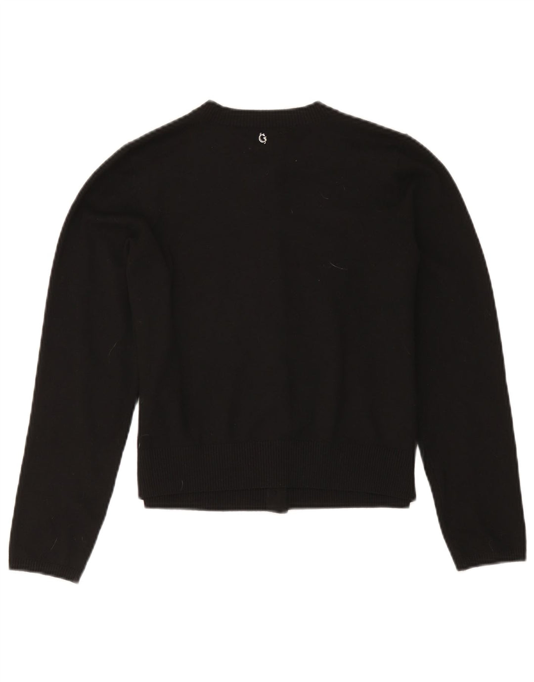 Maglione cardigan corto da donna Guess UK 12 poliestere nero medio