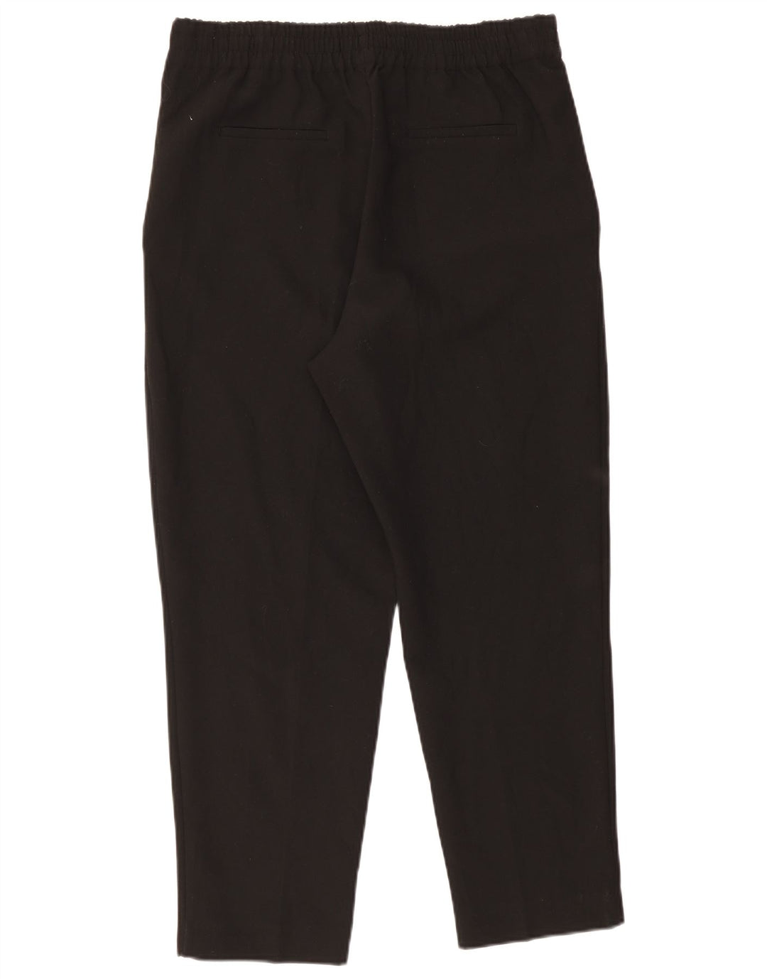 Pantaloni chino affusolati da donna Zara grandi W33 L27 poliestere nero