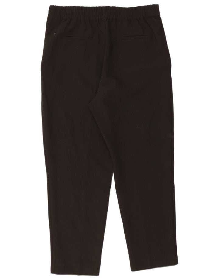 Pantaloni chino affusolati da donna Zara grandi W33 L27 poliestere nero