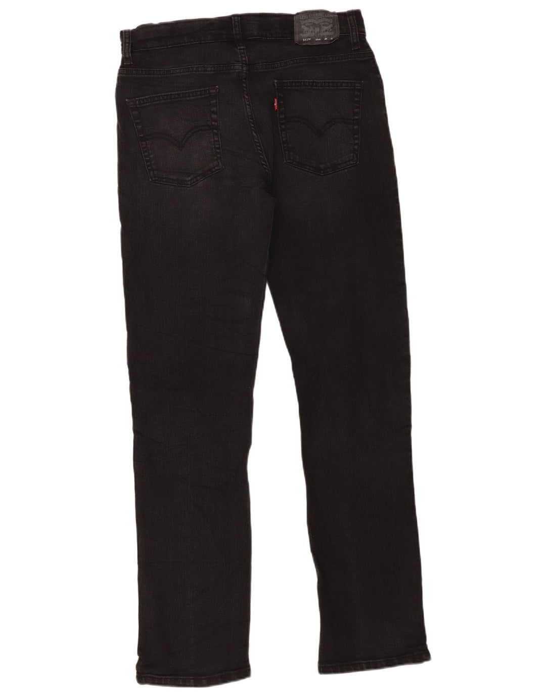 Levi's Ragazzi 511 Jeans Slim 15-16 anni W29 L31 Cotone Nero