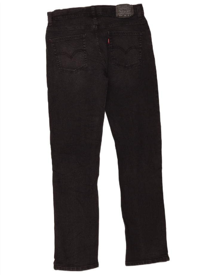 Levi's Ragazzi 511 Jeans Slim 15-16 anni W29 L31 Cotone Nero