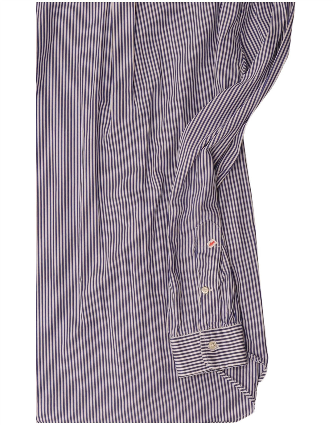 Polo Ralph Lauren Camicia slim fit da uomo in cotone a righe blu navy medio