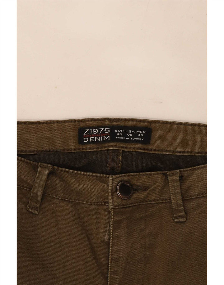 Jeans skinny da donna Zara EU 40 medio W30 L28 kaki