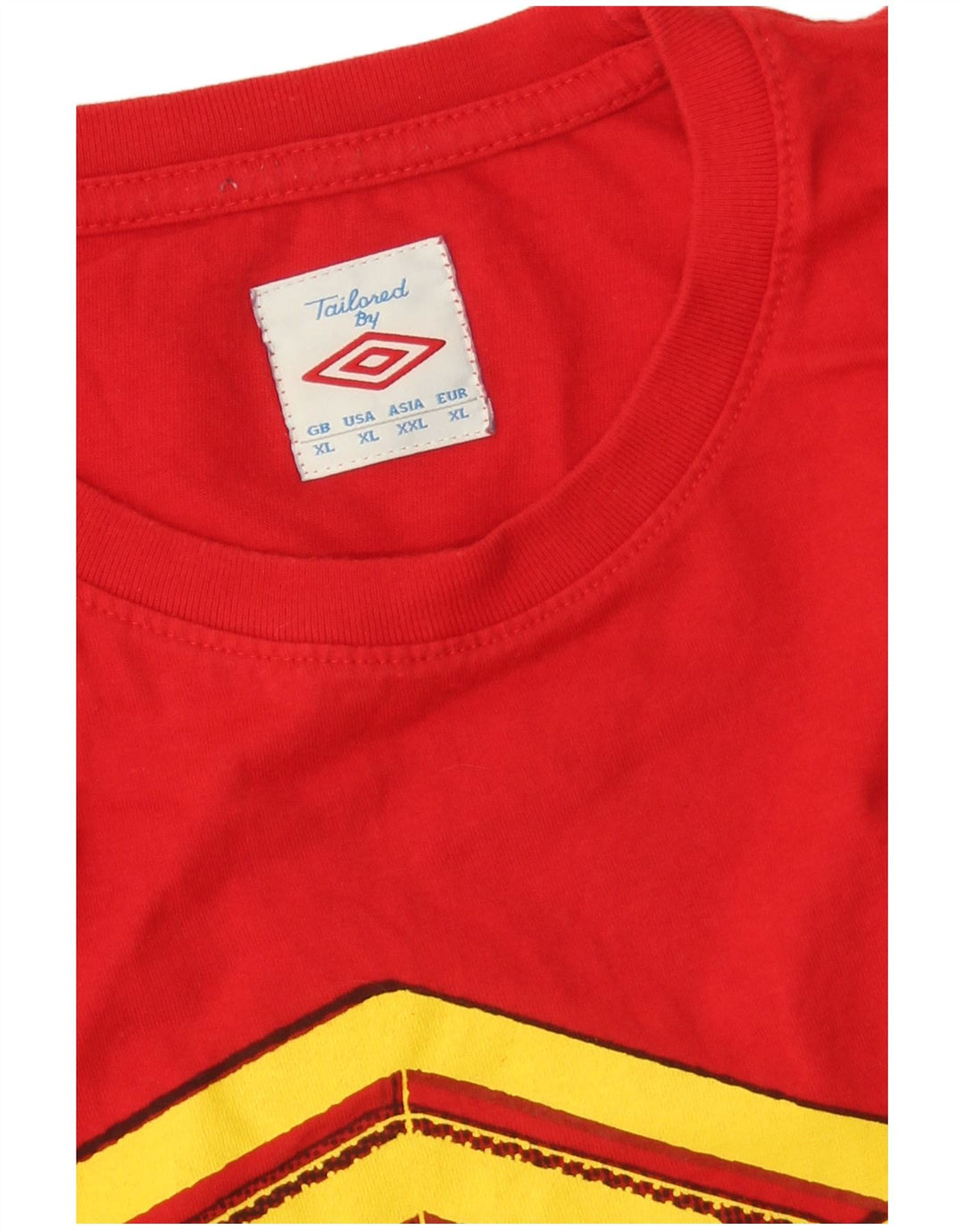 T-shirt grafica da uomo UMBRO Top XL Rossa