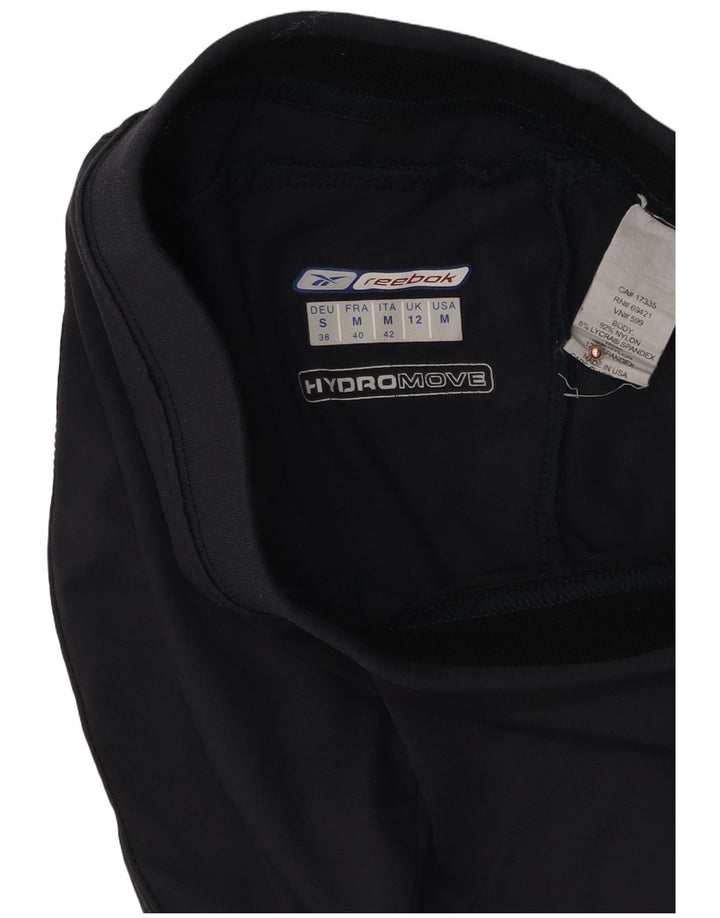 Pantaloni da tuta da donna Reebok UK 12 Medium Navy Blue Nylon