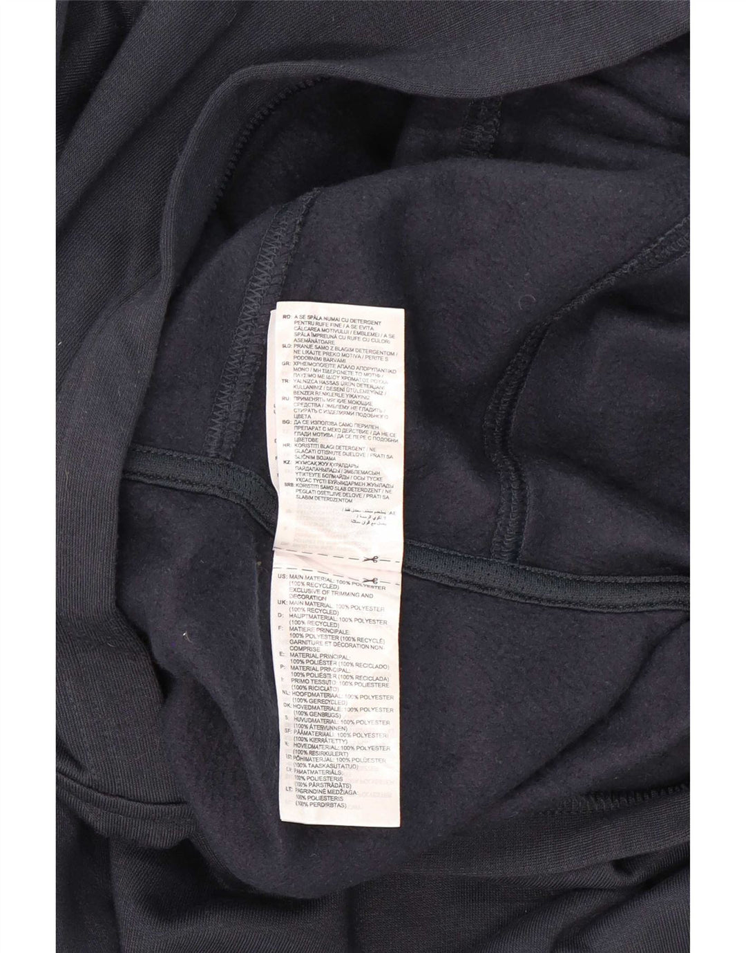 Felpa con cappuccio da uomo Adidas 2XL poliestere blu navy