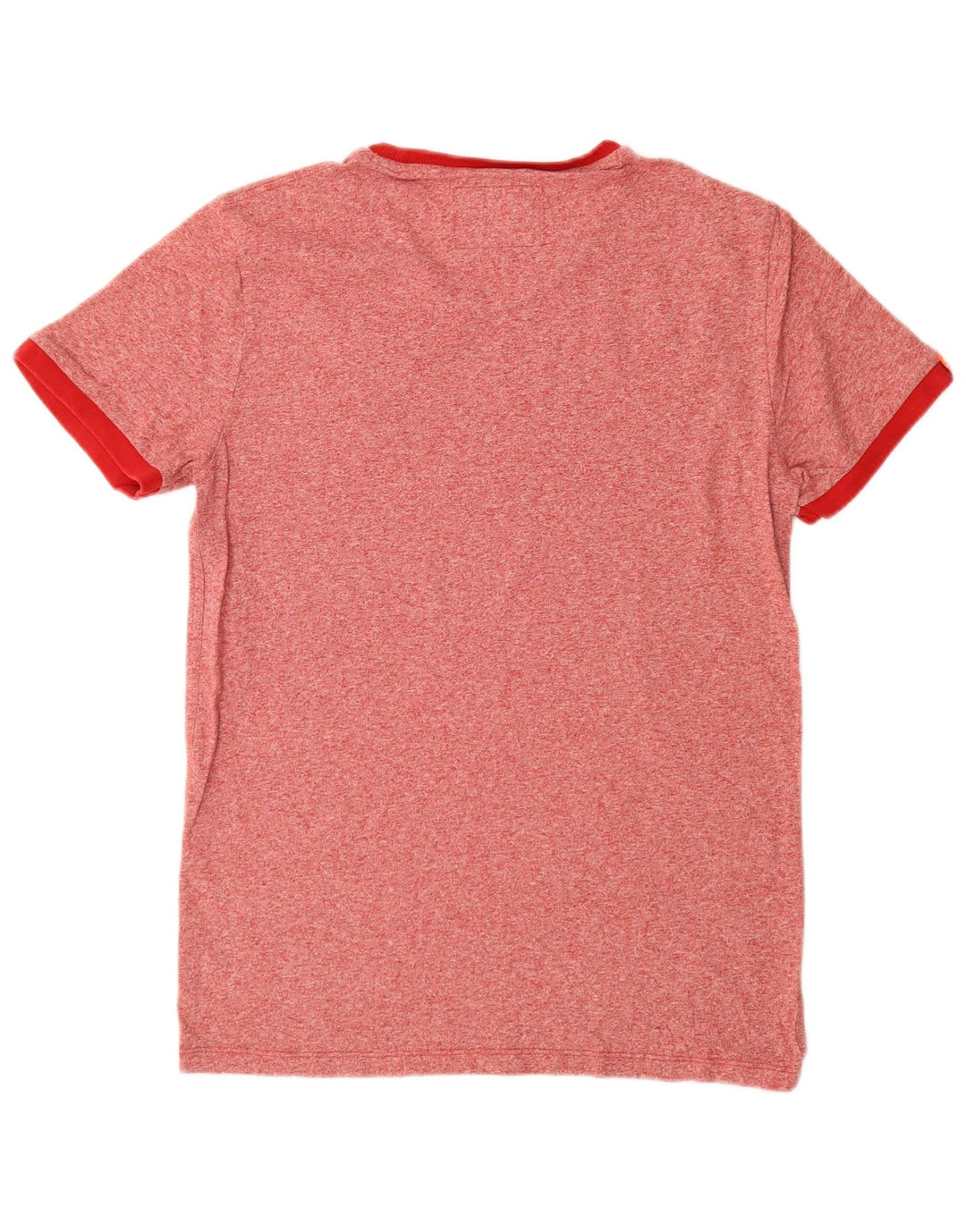 T-shirt grafica da uomo Superdry Top grande rosso chiazzato