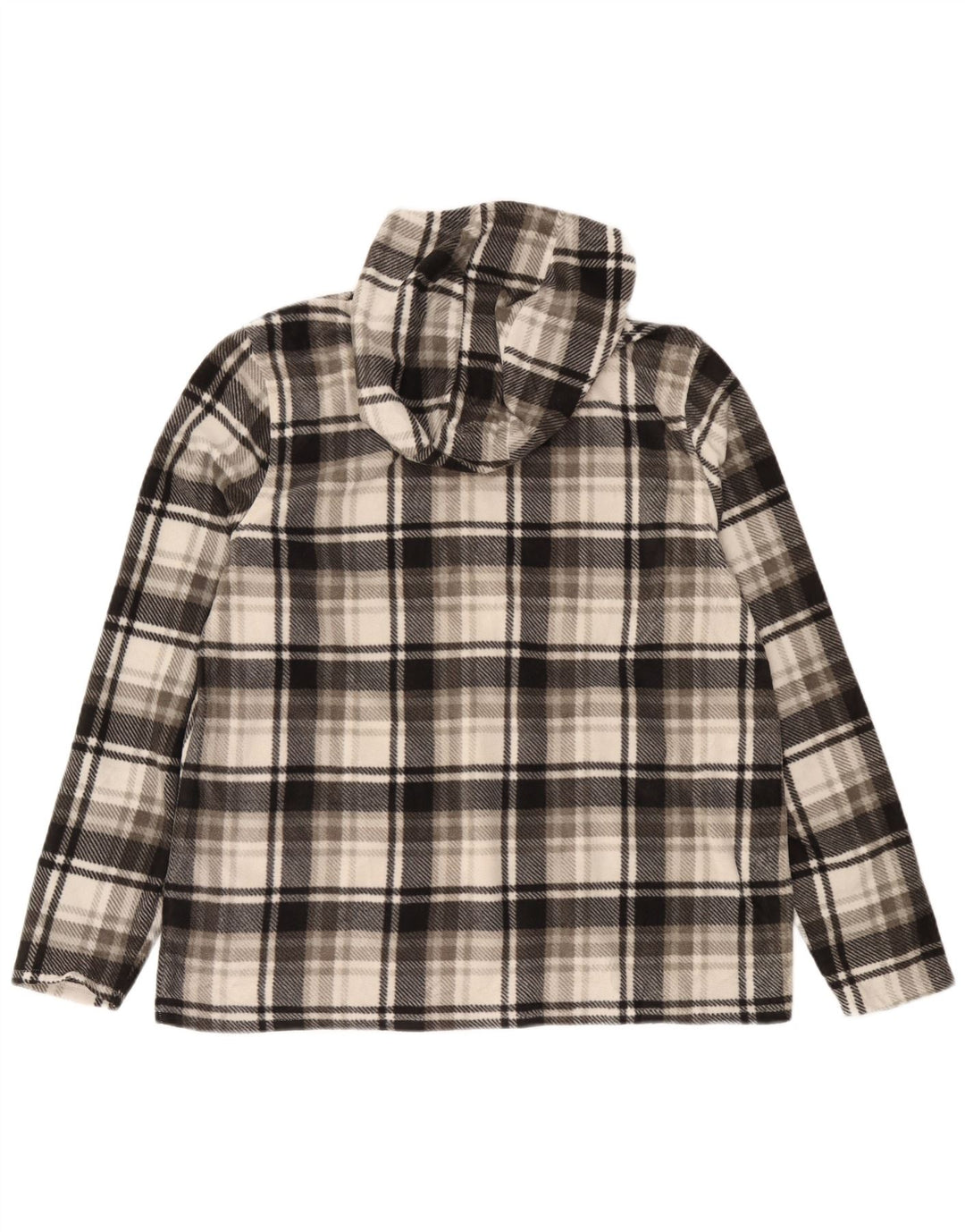 Maglione in pile da uomo con cappuccio e zip O'Neill 2XL poliestere a quadri grigio