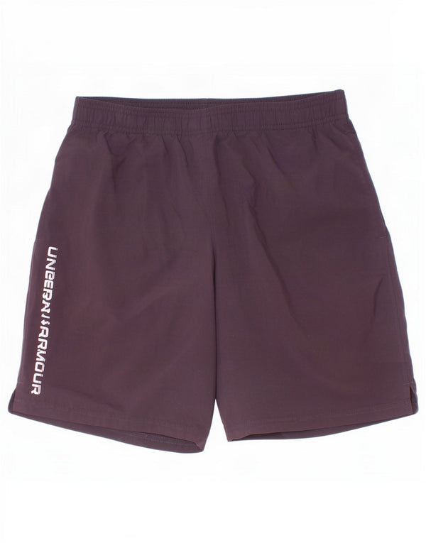 Under Armour Pantaloncini sportivi grafici da ragazzo 11-12 anni Large Nero Poliestere