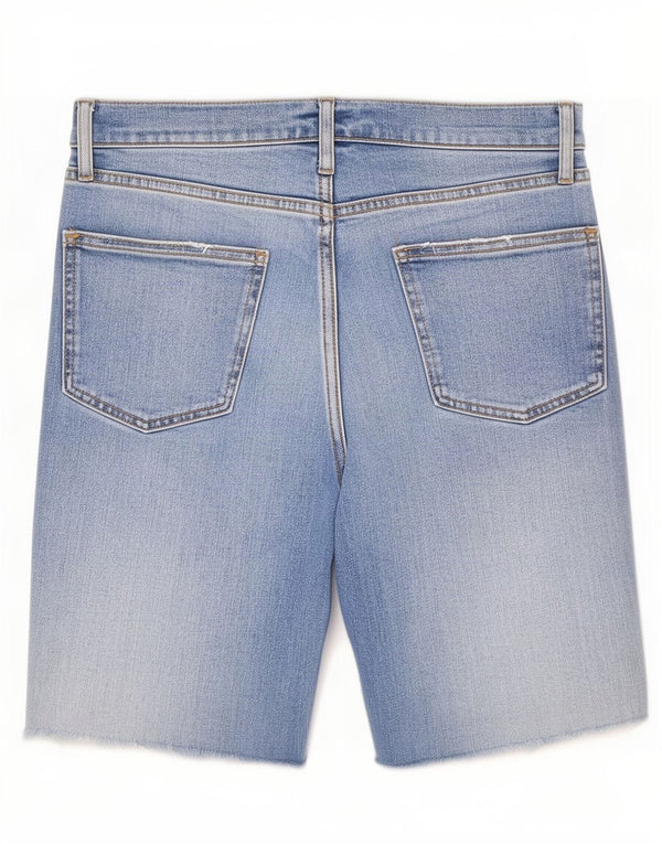 Pantaloncini in denim invecchiato da donna Zara EU 36 XS W26 cotone blu