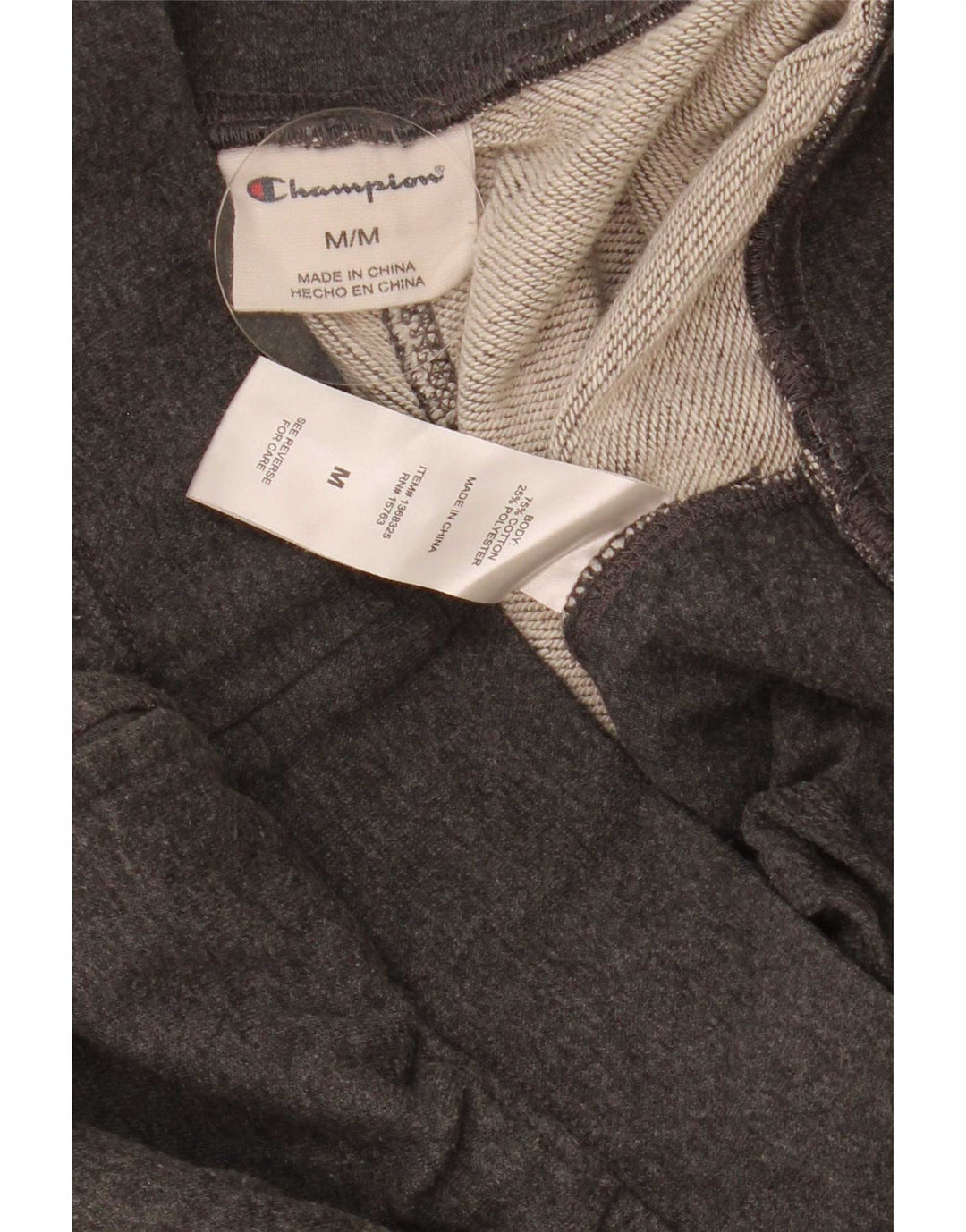 Pantaloncini sportivi da uomo Champion in cotone grigio medio