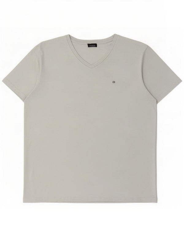 T-shirt da uomo Diesel Top 2XL cotone bianco