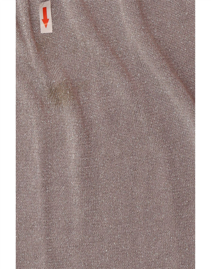Abito maglione a maniche lunghe da donna Zara UK 12 Grigio medio