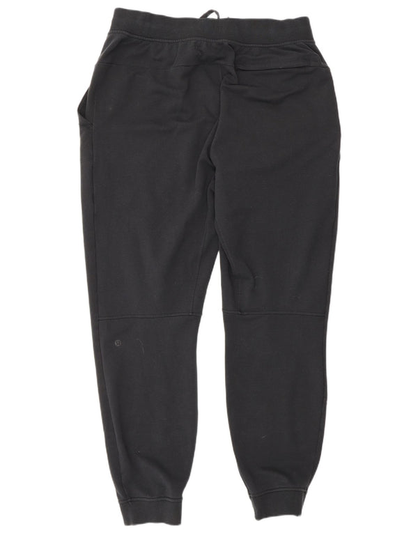 Lululemon Pantaloni da tuta da donna Joggers UK 14 Large Nero Cotone