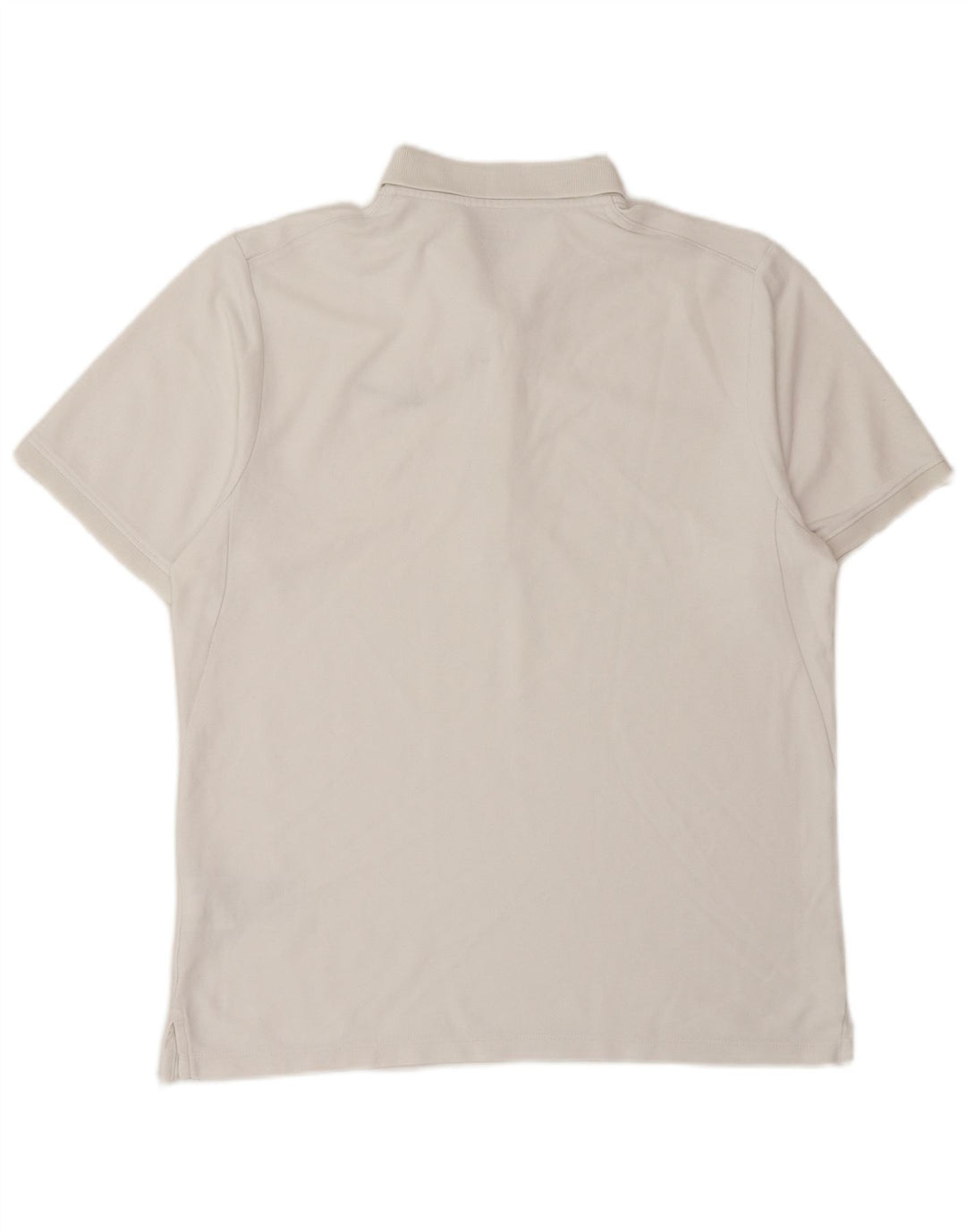 Polo NIKE da uomo in cotone bianco medio