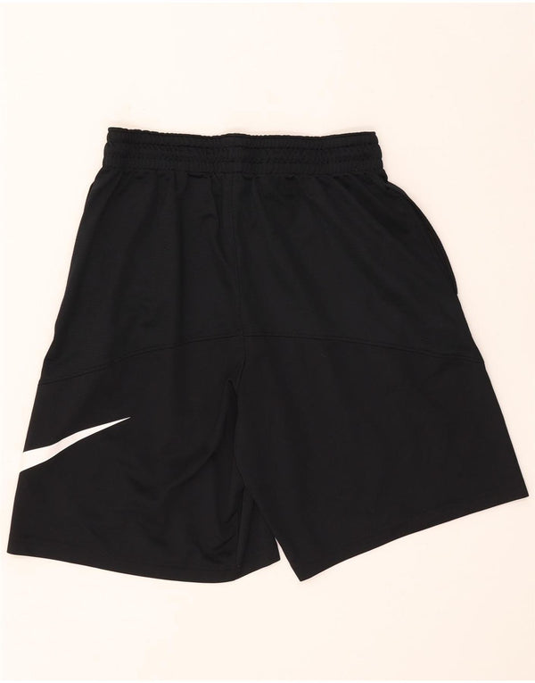 Pantaloncini sportivi Nike Dri Fit Graphic da uomo, grandi, in poliestere nero