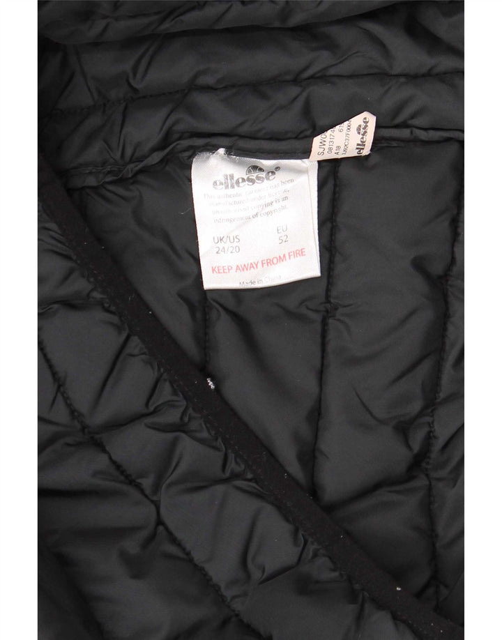 Giacca imbottita con cappuccio da donna Ellesse UK 24 4XL poliestere nero