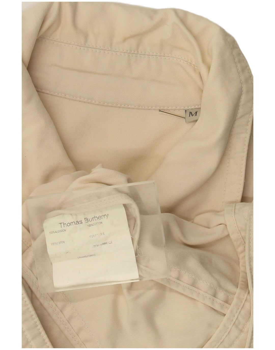 Giacca bomber da donna Burberry UK 14 cotone beige medio