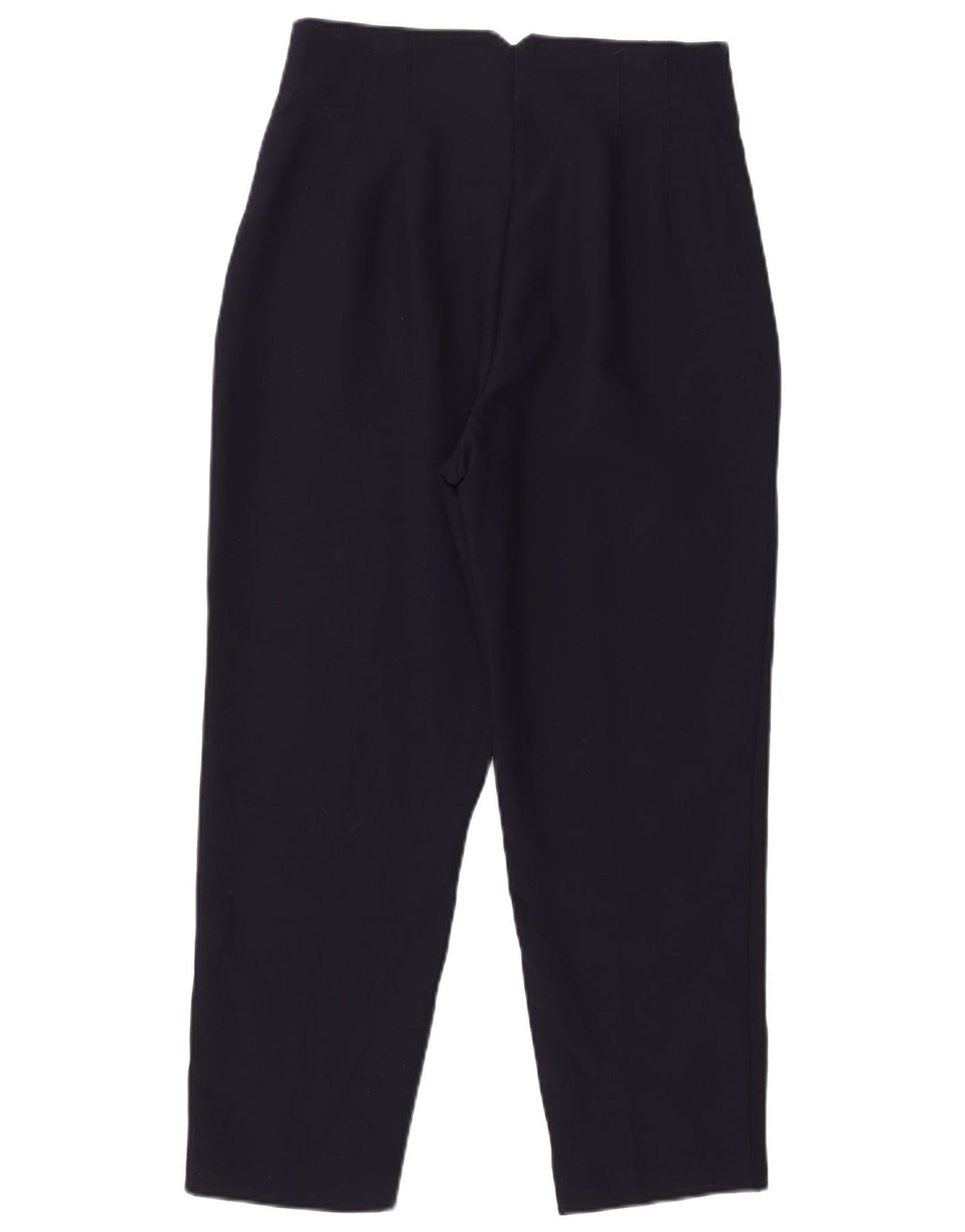 Pantaloni chino affusolati da donna Zara grandi W30 L26 poliestere blu navy