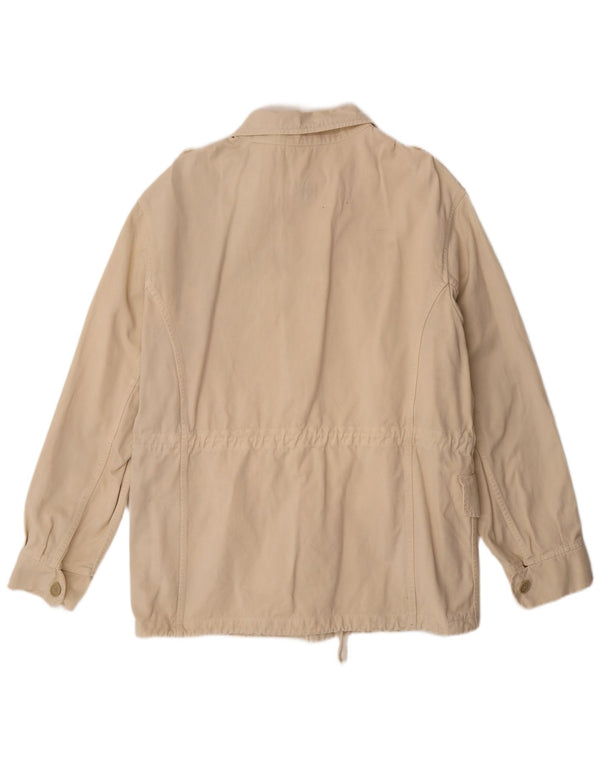 Giacca militare da uomo VINTAGE UK 36 piccola in cotone beige