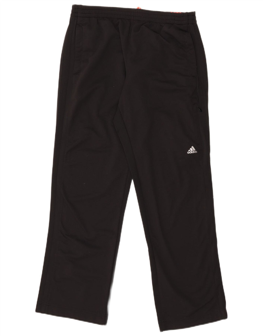 Pantaloni da tuta da uomo Adidas Large neri in poliestere