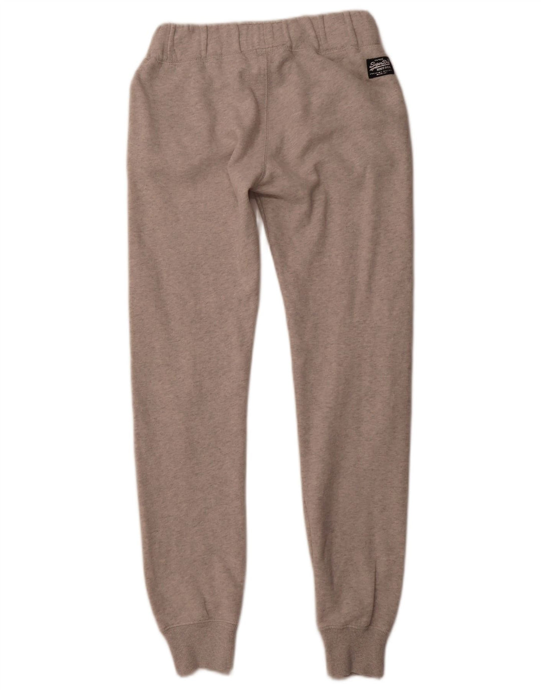 Pantaloni da tuta con grafica da donna SUPERDRY Joggers UK 4 XS Cotone grigio