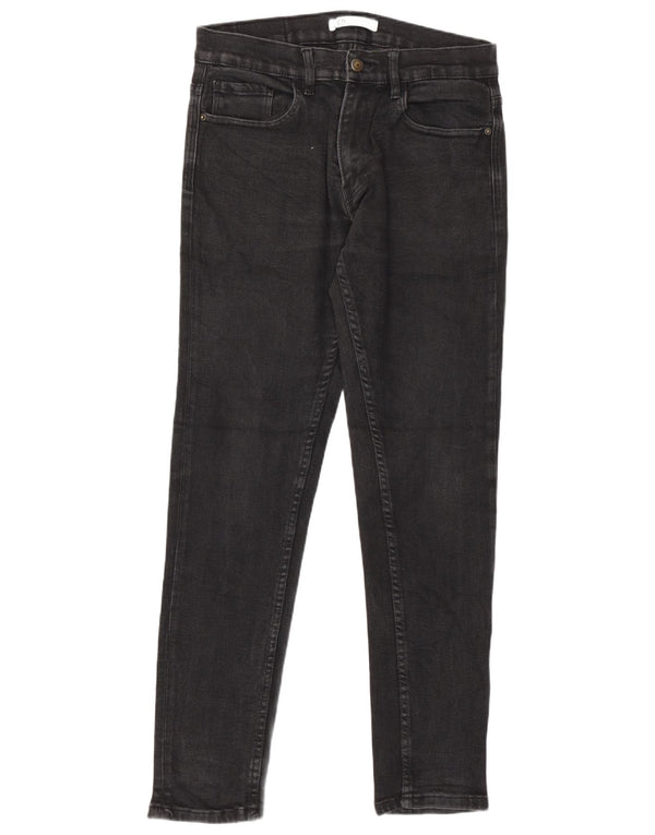 Jeans slim da uomo Zara EU 42 Large W32 L30 Grigio
