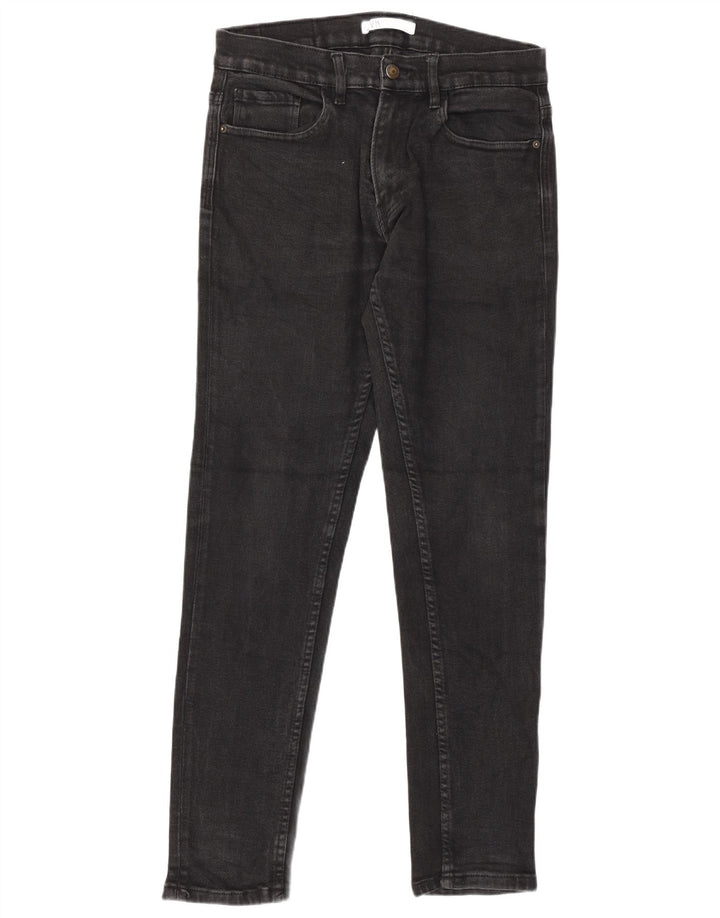 Jeans slim da uomo Zara EU 42 Large W32 L30 Grigio
