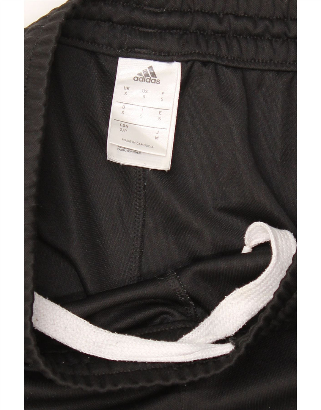 ADIDAS Mens Tracksuit Trousers Small  Black Polyester Vintage Adidas and Second-Hand Adidas from Messina Hembry 