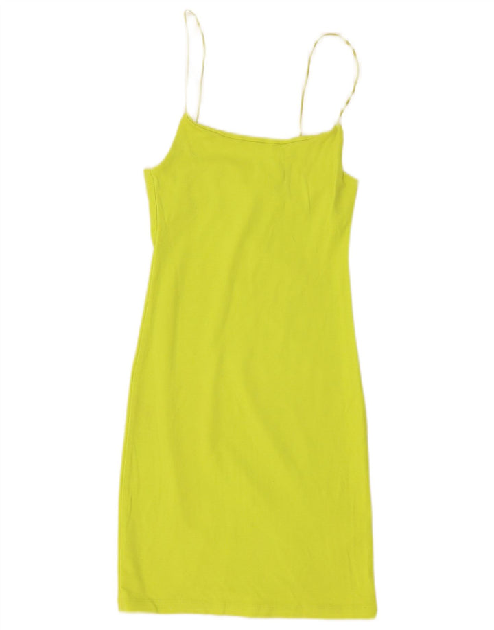 Prendisole da donna Zara UK 12 cotone verde medio