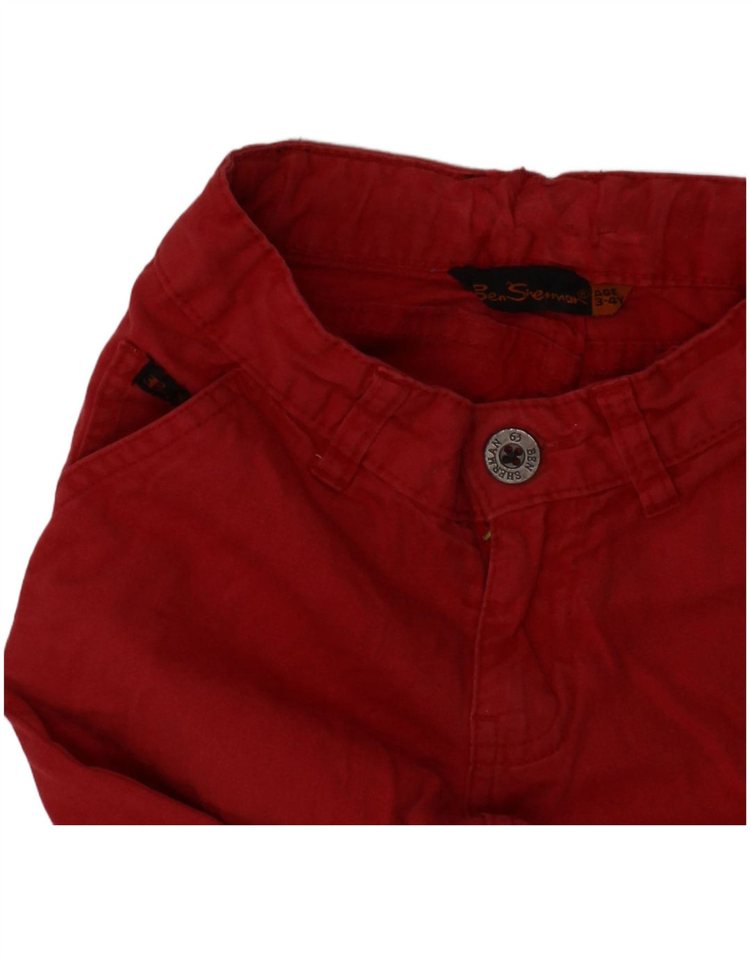 Pantaloncini chino da bambino BEN SHERMAN 3-4 anni W20 Rossi