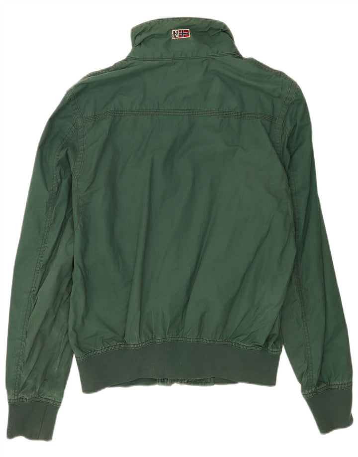 Giubbotto bomber geografico da uomo Napapijri UK 36 piccolo verde