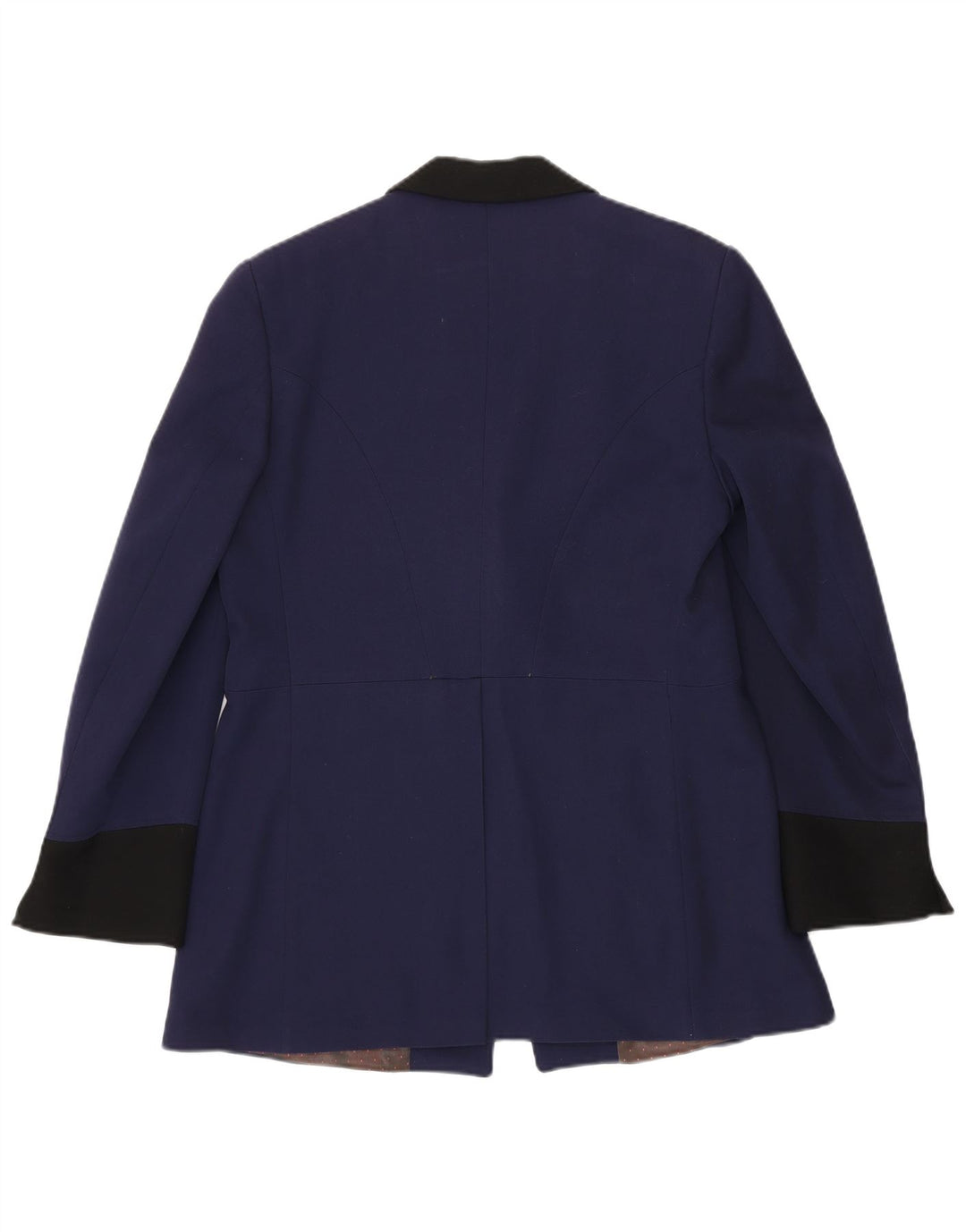 Giacca blazer vintage da uomo UK 38 color block blu navy medio