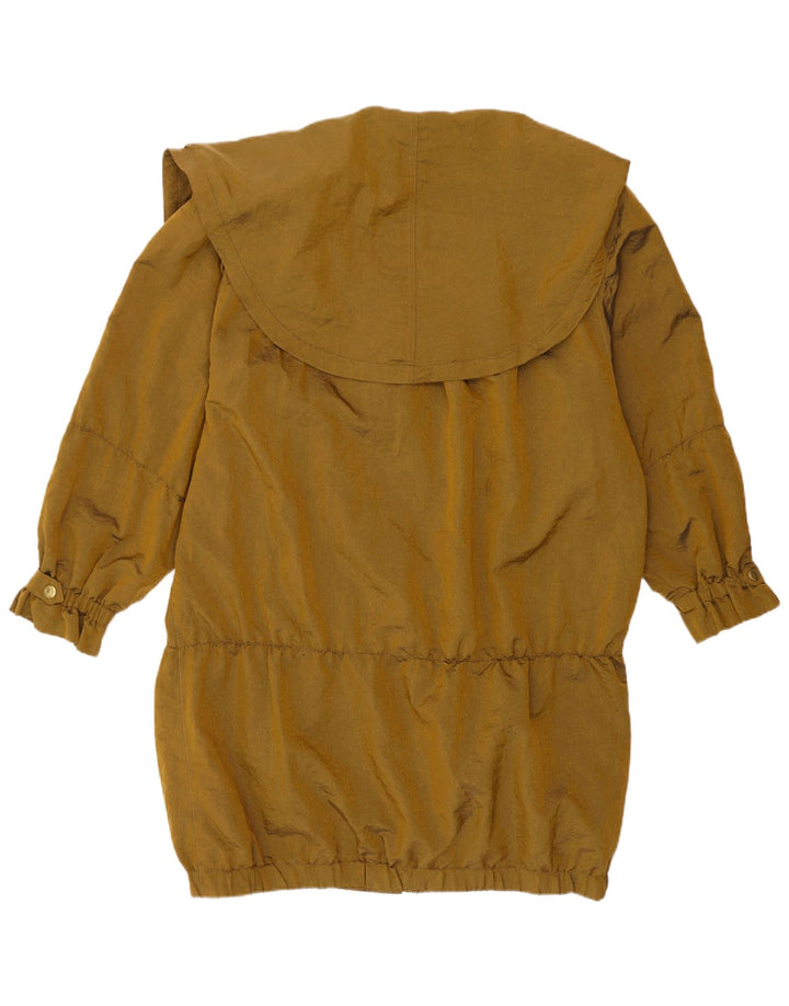 Impermeabile oversize da donna vintage UK 10 piccolo oro