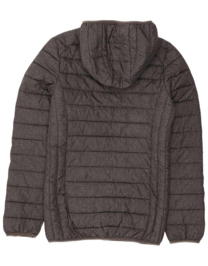 Giacca imbottita con cappuccio da donna Ellesse UK 6 XS nylon grigio
