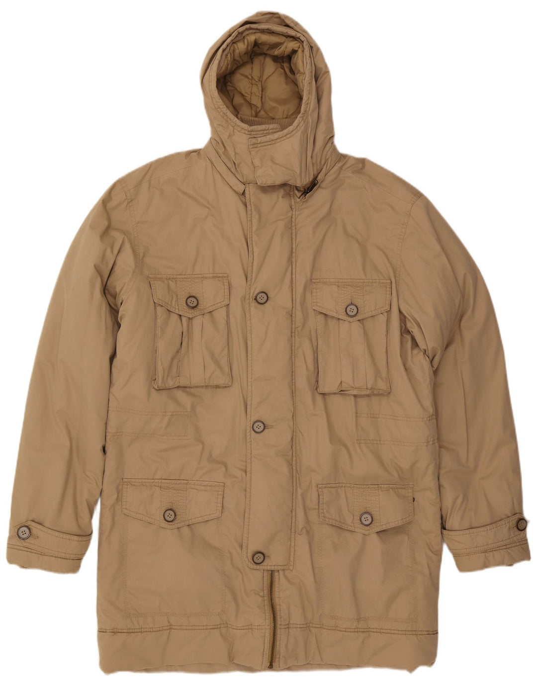 Giacca Parka con cappuccio da uomo Wrangler UK 44 2XL Poliammide beige