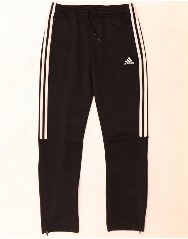 Adidas Womens Climalite Tracksuit Trousers UK 16/18 Large Black Polyester