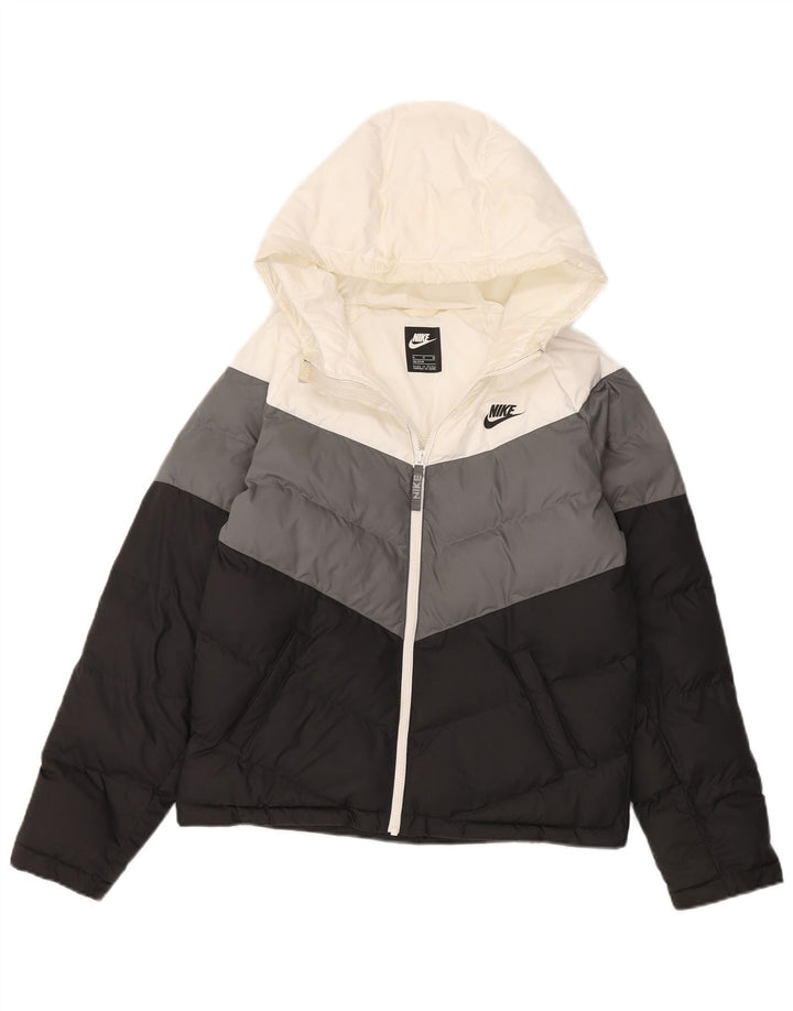 Giacca imbottita con cappuccio Nike da ragazzo 13-14 anni XL multicolore color block