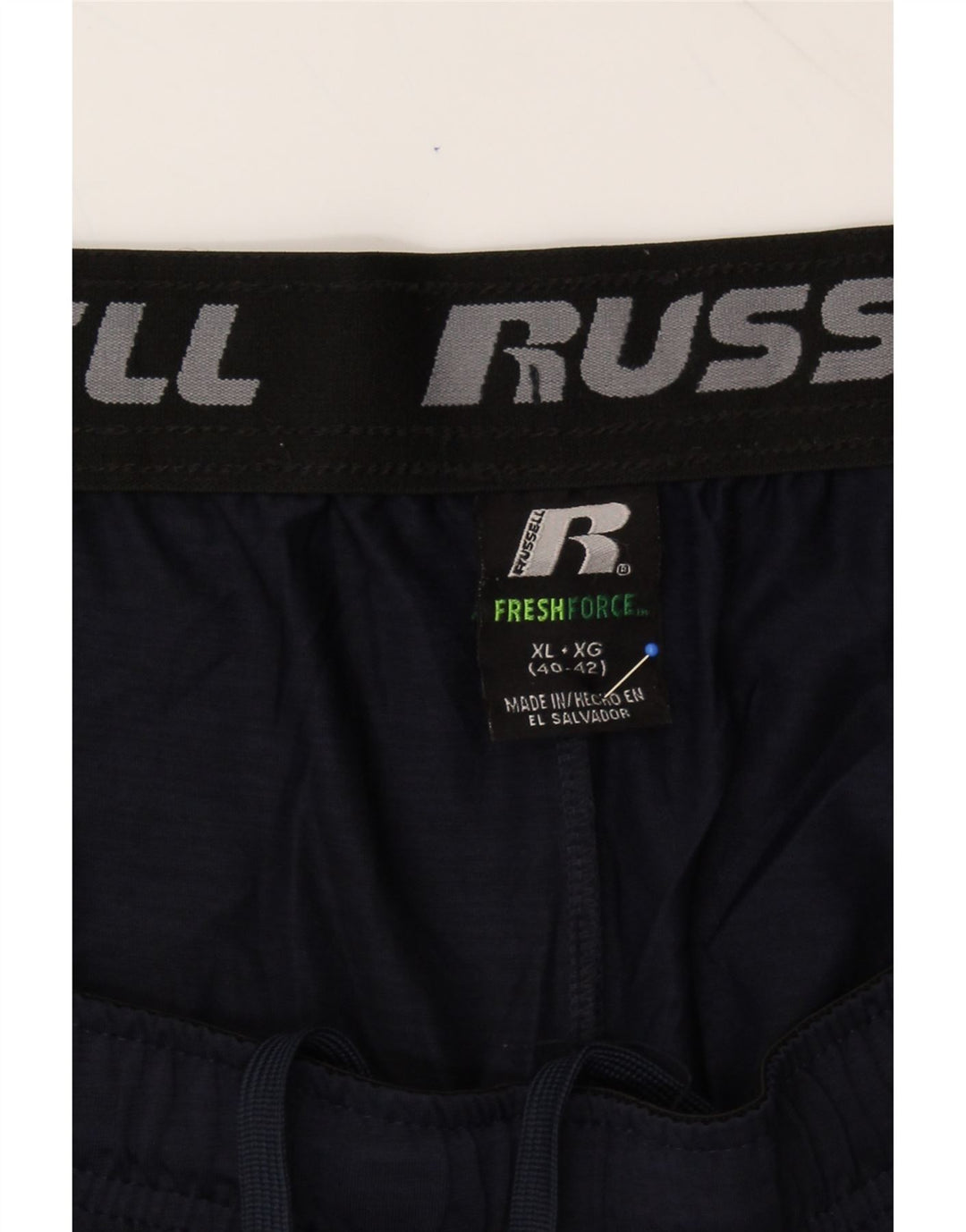 RUSSELL ATHLETIC Mens Sport Shorts XL  Navy Blue Vintage Russell Athletic and Second-Hand Russell Athletic from Messina Hembry 