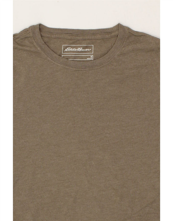 EDDIE BAUER Mens T-Shirt Top Medium Grey Cotton Vintage Eddie Bauer and Second-Hand Eddie Bauer from Messina Hembry 