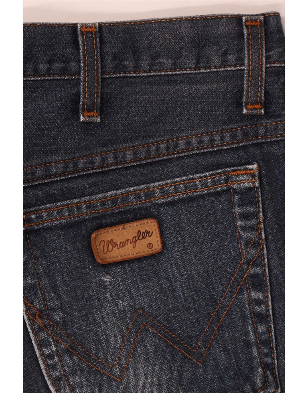 Pantaloncini di jeans da uomo Wrangler W36 grandi blu
