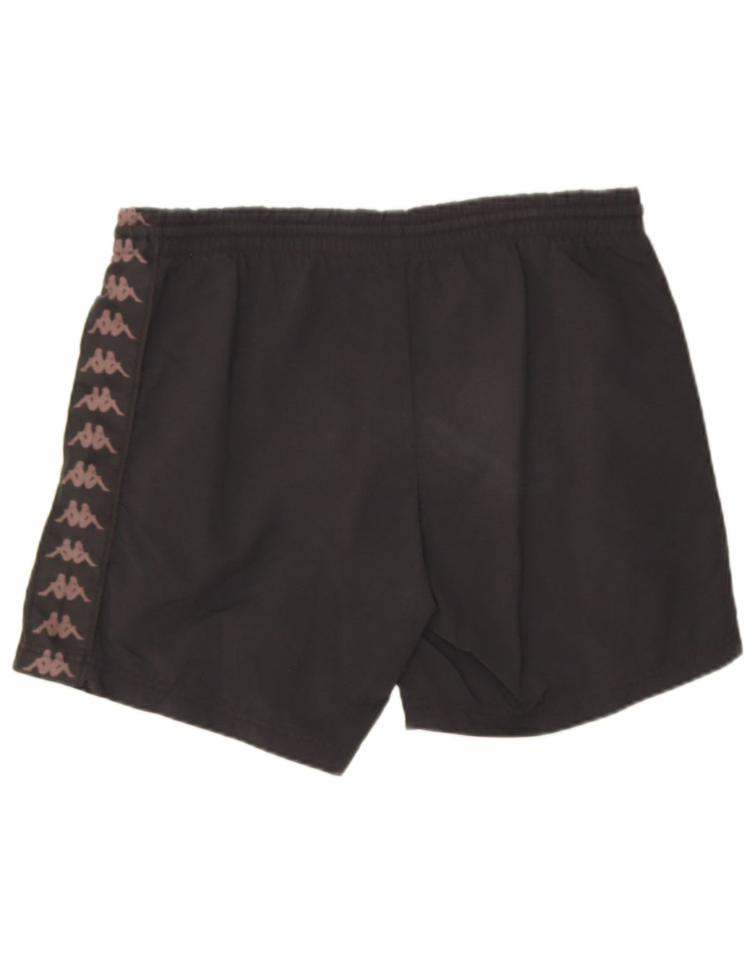 Pantaloncini sportivi grafici da uomo Kappa medi neri