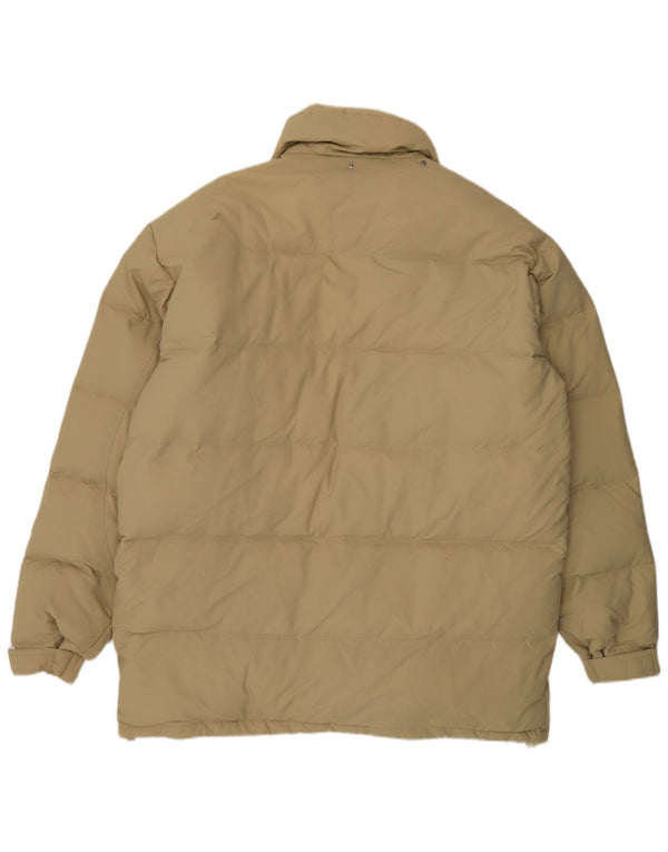 Cappotto imbottito da uomo Fila UK 40 Large Beige in poliammide
