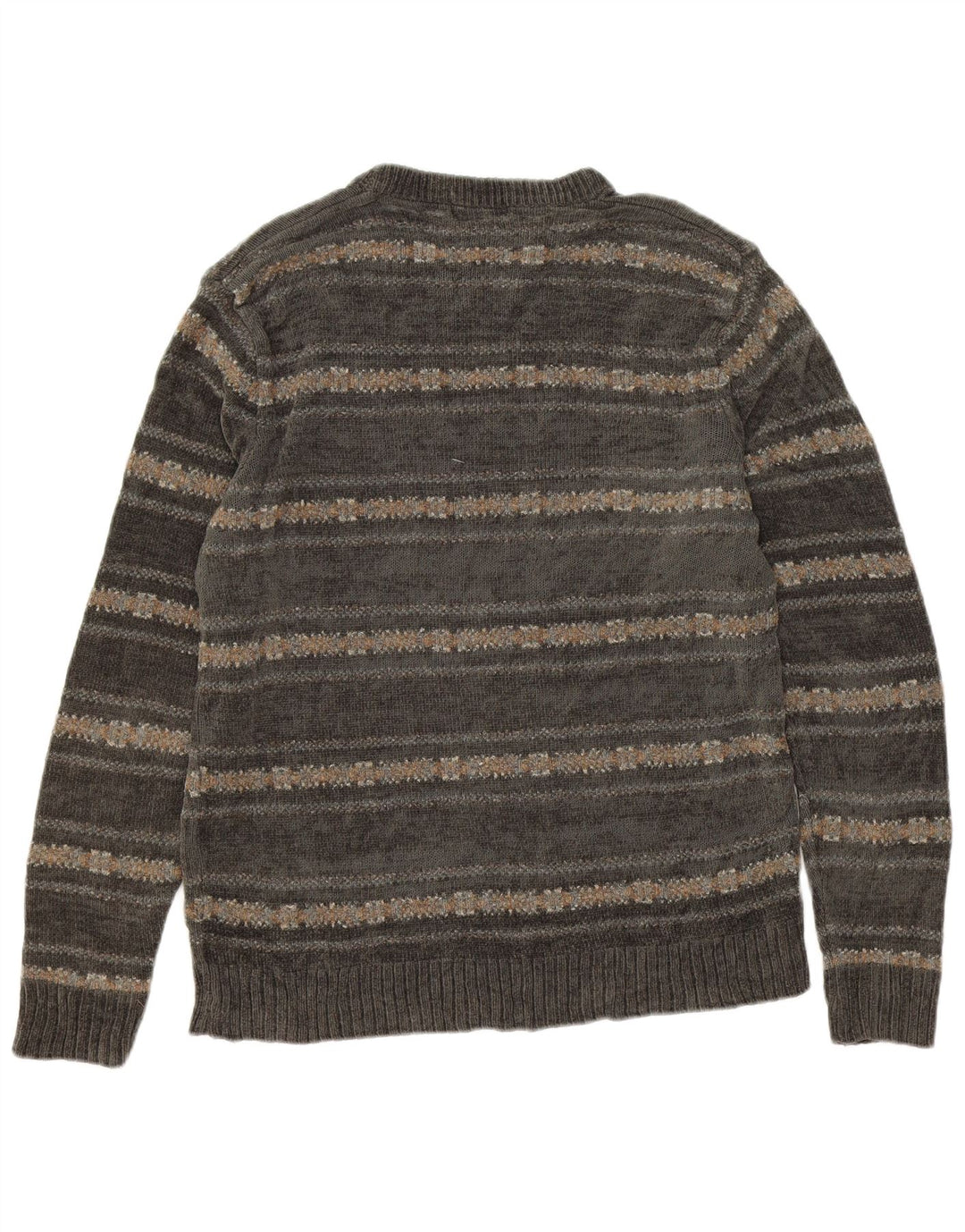 Maglione maglione girocollo da uomo Dockers grigio medio acrilico Fair Isle