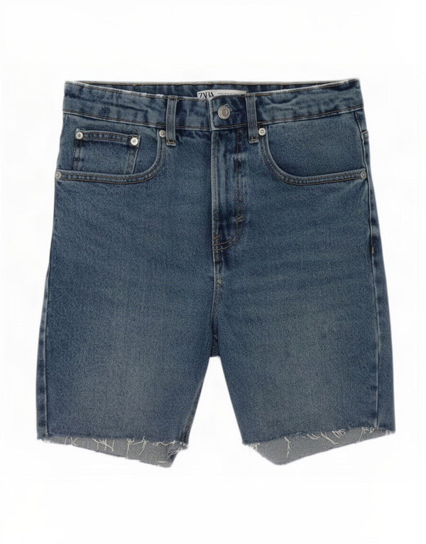 Pantaloncini di jeans da uomo Zara EU 38 piccoli W30 blu