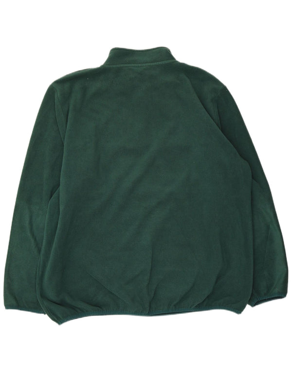 Maglione in pile da uomo con zip e collo Umbro 2XL verde poliestere