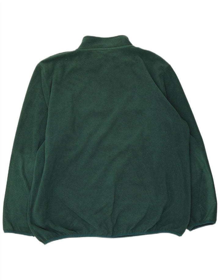Maglione in pile da uomo con zip e collo Umbro 2XL verde poliestere