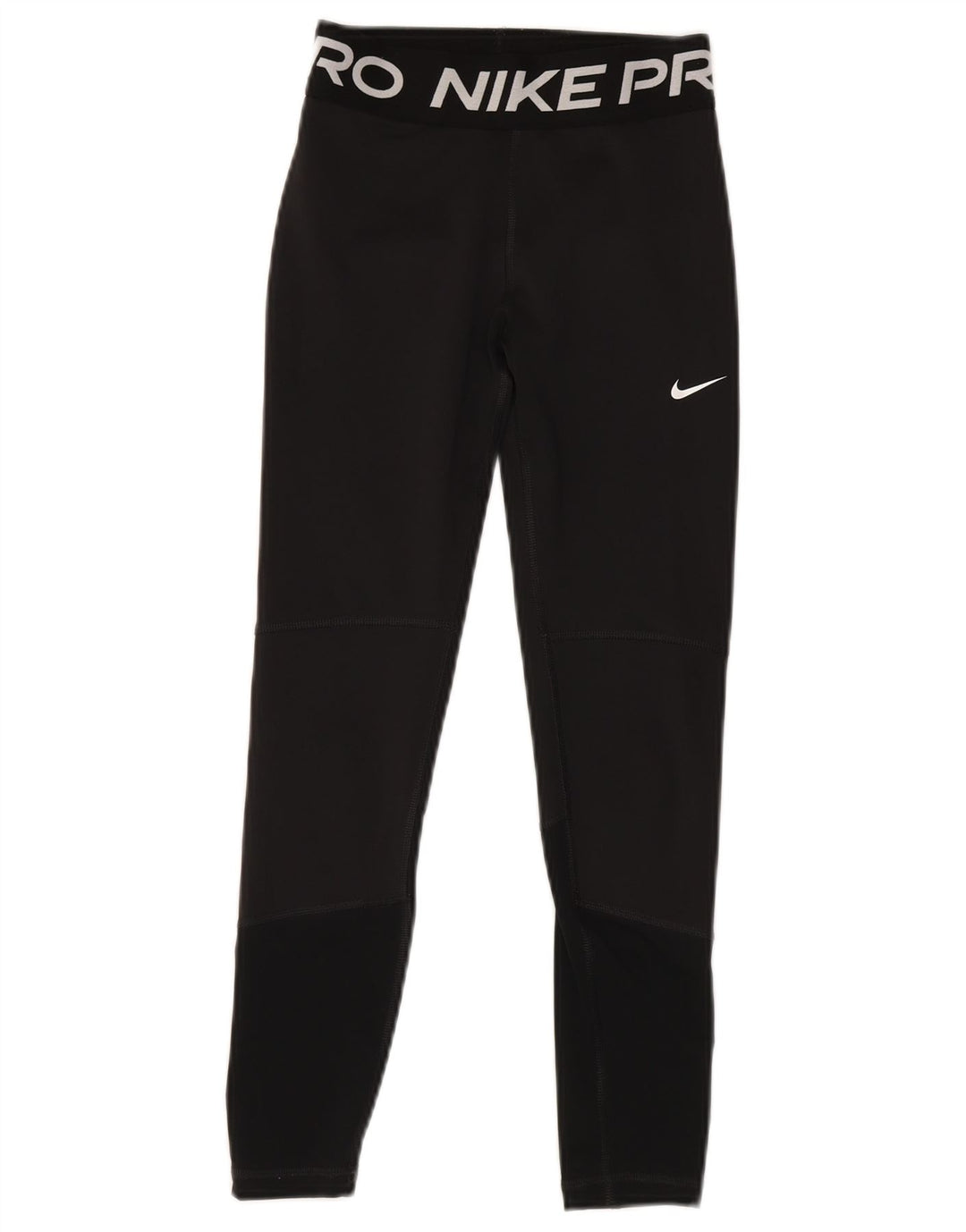 Leggings grafici NIKE Dri Fit per ragazze 10-11 anni poliestere nero medio