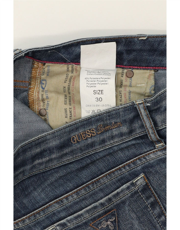 GUESS Womens Slim Jeans W30 L34 Blue Cotton Vintage Guess and Second-Hand Guess from Messina Hembry 
