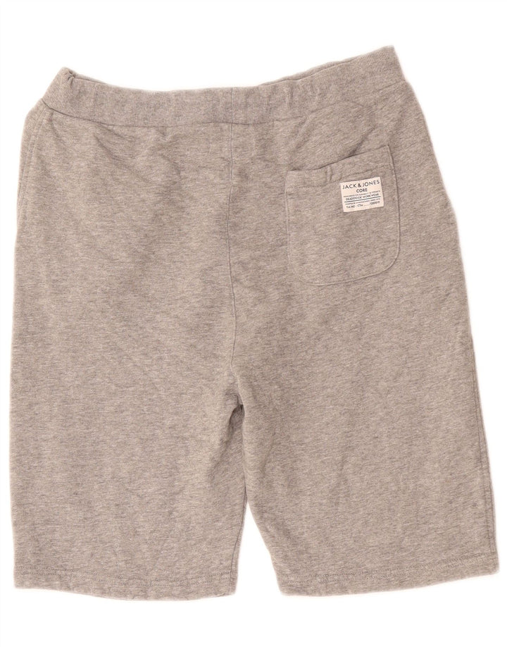 Pantaloncini sportivi da uomo Jack & Jones grandi in cotone grigio